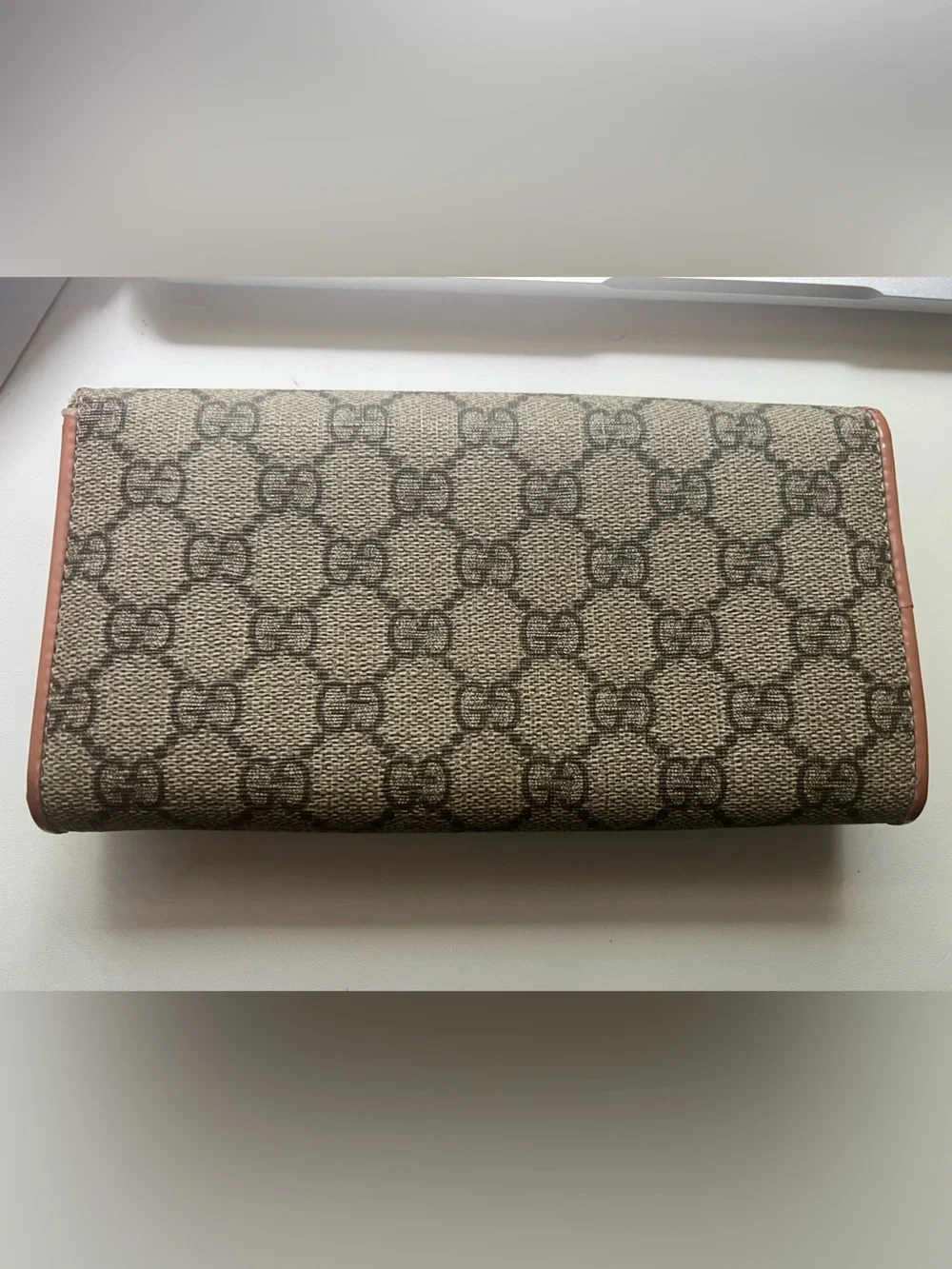 Gucci Beige GG Canvas Continental Wallet - Picture 2 of 9